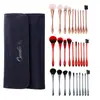 Brocha para polvos diez brochas de maquillaje grandes pelo suave grande esponjosa alto brillo maquillaje cintura pequeña set de brochas de maquillaje brocha