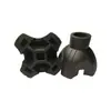 Muletas 19MM transfronterizas muletas para ancianos muletas antideslizantes especiales accesorios para muletas almohadilla para pie de muleta de cuatro puntas base de cubierta de pie de cuatro patas