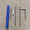 Guarda-chuva de pesca de aço inoxidável guarda-sol dobrável guarda-chuva sólido garfo guarda-sol destacável guarda-sol estendido atacado