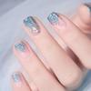 Zhengxiang Pegatinas para Uñas en Stock Impermeables Estilo Ins Película de Esmalte para Uñas Brillo Degradado Arte de Uñas Pegatinas para Uñas de Gel Sin Curado