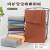 Manta Envolvente de Algodón de Bambú para Bebé Capa Única/Doble Gasa Color Sólido Manta Infantil Toalla de Baño Manta Envolvente Anti-Sobresalto Comercio Exterior