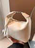 Bolso de Mano tipo Bolso de Dumpling para Mujer, Nuevo Diseño de Nicho Otoño 2026, Bolso de Hombro Cruzado con Acabado de Lujo, Bolso Tote Pequeño para el Trabajo