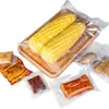 Sacos a vácuo específicos para alimentos, sacos de selagem lisos comerciais, sacos selados transparentes para conservação de frescor, sacos de embalagem a vácuo personalizados