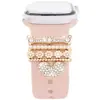Adecuado para anillo decorativo de correa de Apple Watch, anillo decorativo de correa de reloj de silicona universal para Apple Watch, clavo decorativo