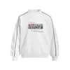 Sudadera con capucha de cuello redondo y estampado de letras sueltas americanas, cosida, para hombre, primavera/otoño, jersey, estilo casual deportivo, vibra streetwear