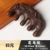 Transmisión en Vivo de Douyin Nuevo Producto Dunhuang Colorido Antiguo Hecho a Mano Incienso Peine de Medicina China Portátil Peine Masajeador para el Cabello Precio de Mayoreo