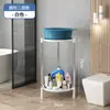 Suporte de lavatório de piso para uso doméstico em áreas rurais, resistente e durável, tubo de suporte de aço inoxidável, suporte para lavatório, de piso