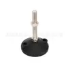 Tazas de Pie Universales de Nylon, Pies Fijos Amortiguadores y Antideslizantes, Pies Ajustables con Tornillo para Muebles y Equipos Industriales
