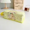 Estojo de Lápis Desenho Animado Fofo Bolsa de Armazenamento para Material Escolar Bolsa de Armazenamento Pu Bolsa de Lápis para Estudante Bolsa de Armazenamento Multifuncional Presente