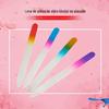 Fácil de limpar Vidro Folha de unhas Polimento e Polimento Nail Tool Set Duas cores duráveis Sandblasting Nail File Set