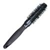 Peine de Rodillo Cerámico, Peine para Rizos de Seda de Nailon, Peine de Peluquería, Peine de Tubo de Aluminio Negro, Cilindro para Peinar Cuidado del Cabello Esencial