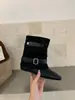 Primer Encuentro Temporada Botas Delgadas Botines Cortos para Mujer 2026 Nuevo Estilo Botas Cónicas Maillard Botas Martin Botines Individuales de Otoño e Invierno