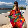 Lago Salado Chaka Noroeste Grande Turismo Estilo Étnico Bufanda Bufanda Nueva de Verano para Mujer Playa Marina Chal Protector Solar Delgado