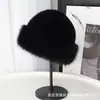 Chapéu Mongol para Mulheres no Outono e Inverno, Quente e Amigo do Rosto, Proteção Pequena para Orelhas, Pelo Sintético de Visão do Nordeste, Chapéu Mongol Moderno e Simples, Chapéu Bacia Atacado