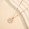 Amor Joyería para Ojos Luz de Estrella Suave Discreto Collar Fresco y Translúcido Tono Cálido Noble Collar Atmósfera Versátil para el Día a Día