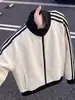 Chaqueta negra elegante con cuello alto para hombre y mujer, cárdigan de punto fino para otoño con hombros caídos, prenda exterior holgada de marca moderna estilo japonés