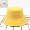 Chapéu de pescador chique atacado feminino estilo coreano simples xadrez chapéu de bacia dupla face masculino verão ao ar livre proteção solar chapéu de casal moda