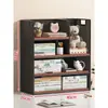 Prateleira de armazenamento para mesa de escritório estante de mesa prateleira de mesa pequena multicamadas porta-copos simples prateleira de armazenamento de livros para dormitório