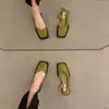 Sandalias Baotou para Mujer Verano 2025 Zapatos de Mujer Nueva Moda Zapatos Franceses Mary Jane Verano Tacones Gruesos Zapatos Retro de Hada