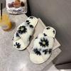 Nuevas Pantuflas Peludas de Otoño e Invierno 2020 para Mujer, Cómodas y Cálidas, Planas, para el Hogar, Exportación Cruzada, Talla Grande 43 Pantuflas para Mujer