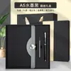 Caja de Regalo Personalizada para Cuaderno de Negocios con Impresión de Logo, Cuaderno de Registro de Oficina A5, Multifuncional