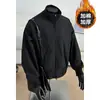 Jaqueta curta estilo americano marrom para homens, marca moderna de primavera e outono, jaqueta de alta qualidade cleanfit com gola alta, jaqueta bomber
