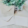 Envelope de Papel Kraft Estilo Ocidental Transfronteiriço Simples Retrô Literário Colorido Preto Série Mini Envelope Pequeno