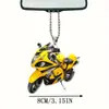 Decoração Acrílica para Motocicleta 2D Venda Quente Transfronteiriça Enfeite para Pendurar no Carro Pingente para Mochila Presente Decorativo