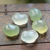 Colgante Ruyi de jade de doble cara de 13*17 mm, cierre de bebé, accesorios DIY para pulsera y collar