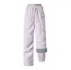 Pantalones de Esquí 3 en 1 de Moda para Exteriores para Hombre, Otoño/Invierno, Engrosados, Cálidos, Pantalones de Trabajo, Cortavientos, Impermeables, Resistentes al Desgaste, Cálidos