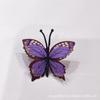 Tecido de Borboleta Colorida Simulada Flor Falsa DIY Grampo de Cabelo Cocar Atmosfera Estilo Antigo Acessórios de Cabelo Dinastia Han Decoração Fotografia de Casamento