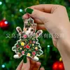 Decoraciones Decoración de Navidad Accesorios Entusiastas Boston Mascota Perro Colgante Acrílico Regalo Árbol de Navidad Perro