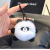 Estilo Chino Imitación Piel de Conejo Rex Colgante Pequeño Oso Panda Estilo Chino Personalizado Regalo Pequeño Colgante Estilo Nuevo Ins para Amantes