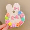 Accesorios para el Cabello de Niños Set de Pinzas para el Cabello de Bebé Pinzas Pequeñas de Colores para Niñas Adornos para la Cabeza Forma de Triángulo Estilo Coreano Fresco y Dulce