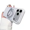 Adecuado para iPhone 18 Pro Max Funda de Teléfono con Soporte Magnético de Tacto Piel Apple 17 Mate Cobertura Total Protección Anticaídas