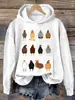 Sudadera con Capucha Estampado de Animales 3D Estilo Europeo y Americano 2026 para Mujer, Suelta de Manga Larga, Pulóver Casual de Marca de Moda Transfronteriza para Mujer