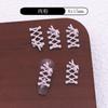Laço Gravata Escultura Suave Joias de Arte de Unha Doce Combina com Tudo Renda de Balé Cadarço Laço Gravata Acessórios de Unha Fita