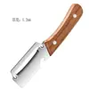 Nuevo Cuchillo Pelador de Acero Inoxidable con Mango de Madera para Uso Comercial y Doméstico en la Cocina, Adecuado para Pelar Melón de Invierno y Lechuga, Hecho de Acero Inoxidable 3Cr13