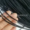 Pulsera con Hebilla de Herradura Cuerda de Seda Negra de Pescado 2.5 Cuerda de Mano 8 Pulsera con Hebilla Cuerda de Joyería de Alta Gama Cuerda Tejida