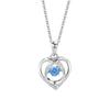 Collar Amor Inteligente Plata Esterlina S925 Moda para Mujer Lujo Ligero Diseño Nicho Colgante en Forma de Corazón Regalo de San Valentín Joyería