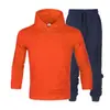 Suministro directo de fábrica otoño e invierno marca de moda para hombre suéter traje de suéter para hombre con capucha suéter más terciopelo para parejas suéter de color liso