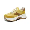 Menina Caprichosa Couro Genuíno Retrô Sapatos Femininos Forrest Gump 2026 Outono Novo Espuma Sola Grossa Sapatos Esportivos Versátil Casual