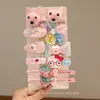 Gran Venta Otoño e Invierno Pasador para el Cabello Niños Dibujos Animados Kuromi Pasador para el Cabello Niña Pequeña Lazo Flequillo Pinza BB Accesorios para la Cabeza de Bebé