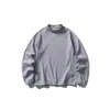Marca de moda outdoor Rumeng, diseño minimalista color-block, camiseta casual de manga larga, unisex, corte holgado, adecuada para otoño, ir al trabajo y deportes