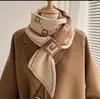 Bufanda de Lana Tejida Vintage Cálida con Botones de Corea del Sur Moda Femenina Versátil Cuello Dividido Manga Protección contra el Frío Chal