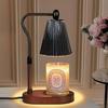 Amazon Cross-border Light Luxury Wooden Art Essential Oil Aromatherapy Lamp Lâmpada de cera derretida Sem fogo Lâmpada de atmosfera de aromaterapia Cerimônia de aniversário criativa