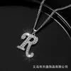Collar con Colgante de Letra Joker Moda Europea y Americana Simple Forma de Letra para Hombres y Mujeres