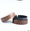 Cenicero de Acero Inoxidable Cenicero para Hogar Oficina con Tapa Anti Ceniza Volátil Creativo Nórdico Madera Maciza Dorado Redondo Vaso para Cigarrillos