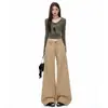 Jeans Juveniles Naranja # Cintura Ajustable Pierna Ancha para Mujer, Corte Holgado, Adelgazantes, Favorecedores, Únicos, Modernos, Versátiles, Pantalones Largos hasta el Suelo