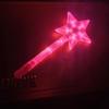 Palo fluorescente LED estrella de pentagrama palo de flash accesorios de ambiente para animar soporte de concierto palo de amor luminoso venta al por mayor